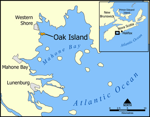 El tesoro de la isla de Oak